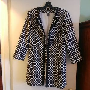 White House Black Market Long Jacket